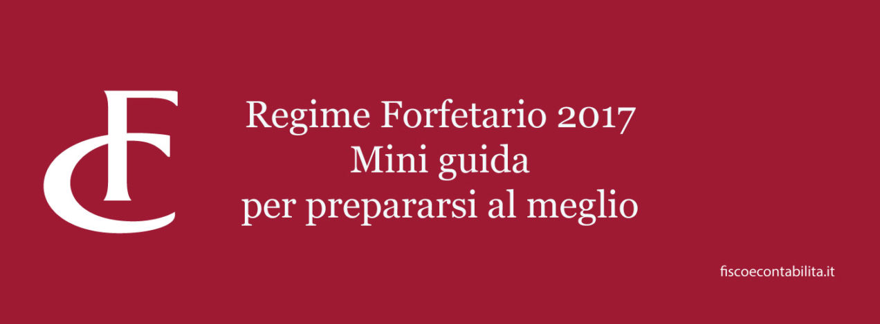 regime forfetario 2017